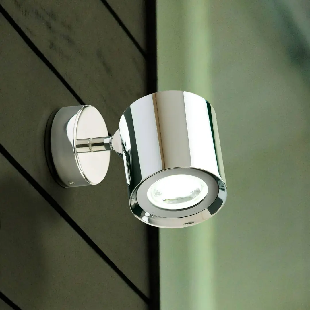 Milan Iluminación Milan Kronn - schwenkbare Wandleuchte, chrom