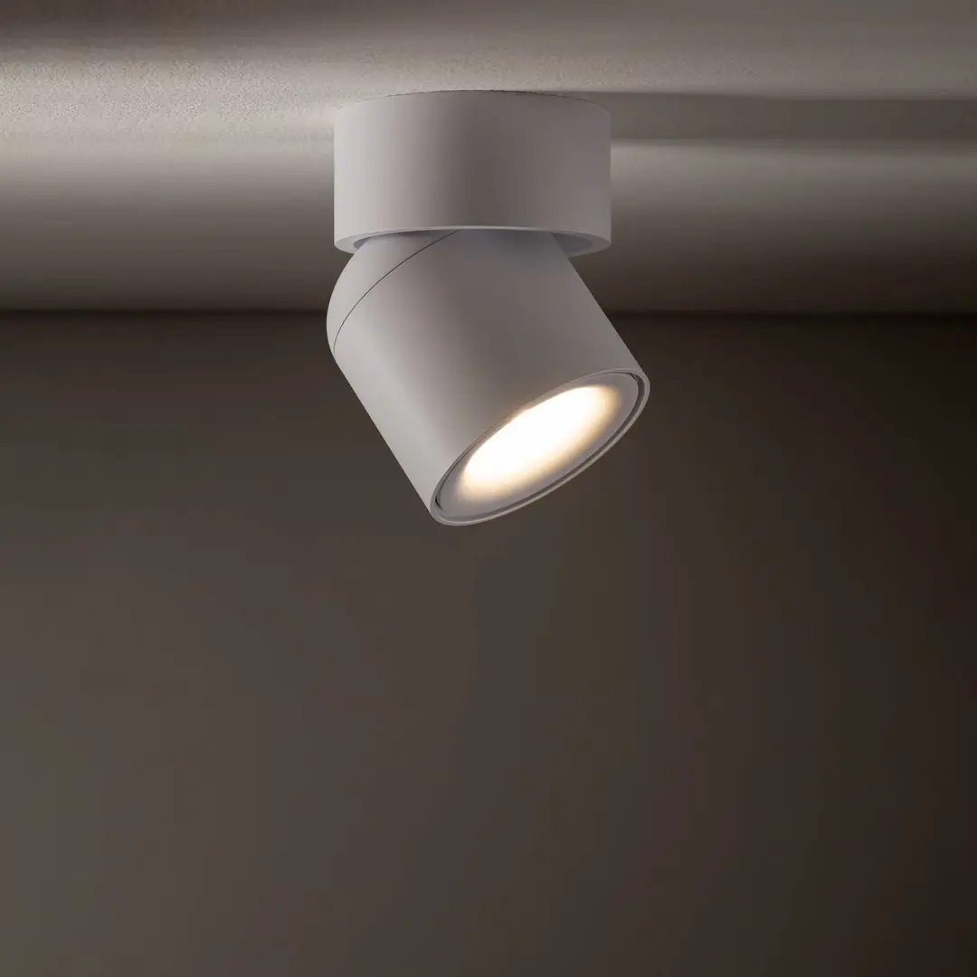 Nowodvorski Lighting Deckenspot Oscar, weiß, Aluminium, Höhe 13,5 cm, GU10