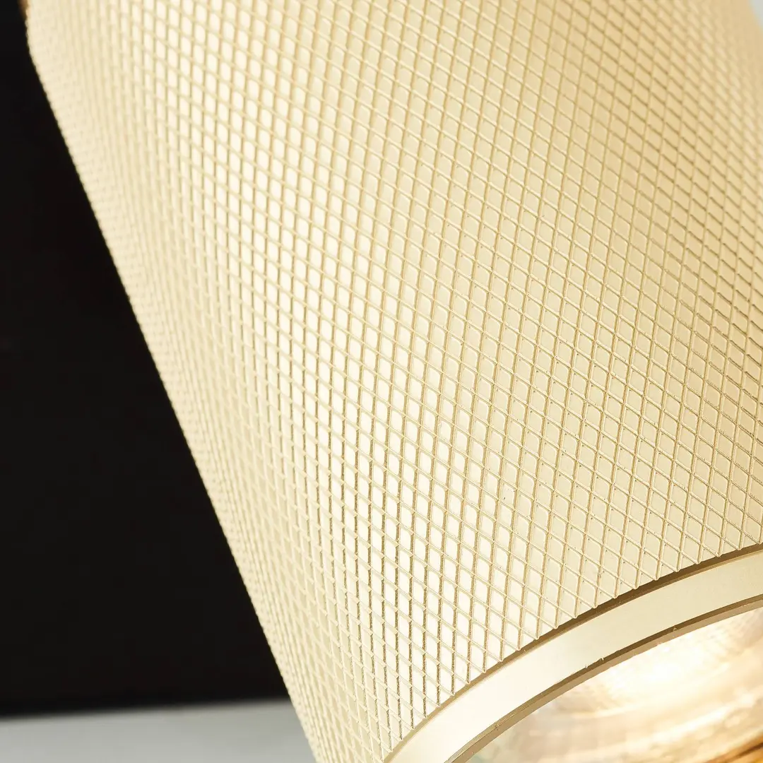 Brilliant Wandstrahler Marty sand/gold/schwarz 1-flammig