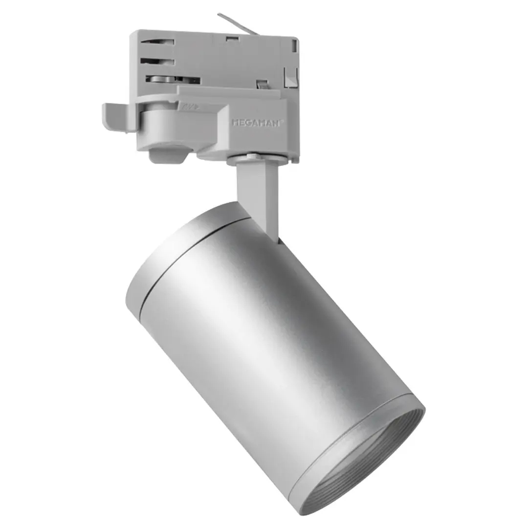 Megaman Strahler Mora GU10 für 3-Phasen-Schiene silber