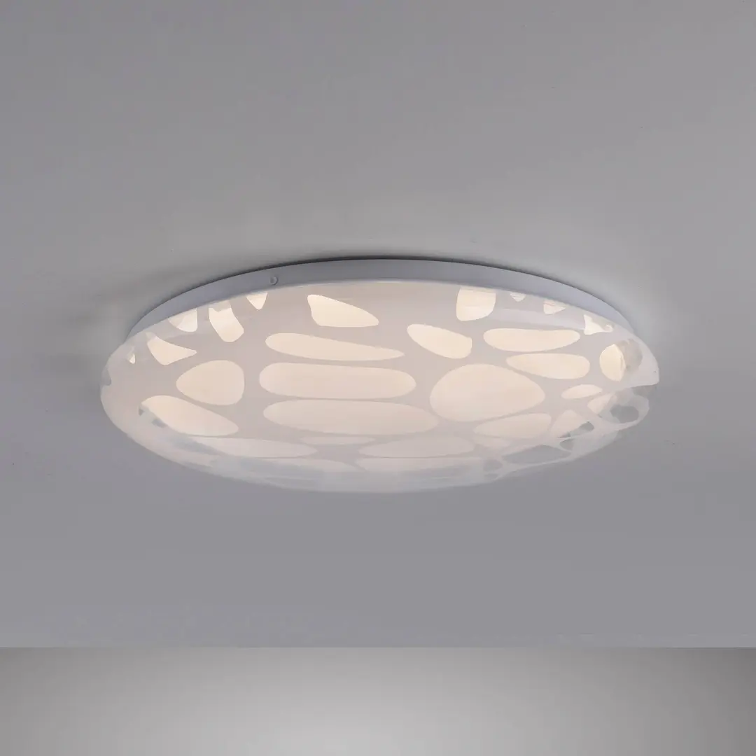 JUST LIGHT. GmbH LED-Deckenlampe Art Plafo 14009, weiß, Eisen, Fernbedienung