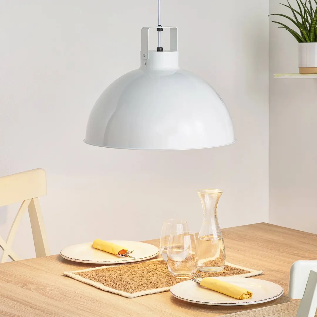 Jieldé Dante D450 Hängeleuchte, weiß, Ø 45 cm