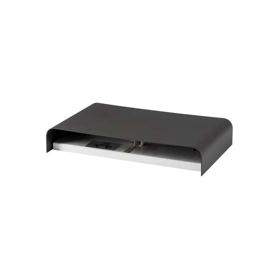 Nowodvorski Lighting Wandleuchte Haga, dunkelgrau, Metall, 25 cm breit, G9