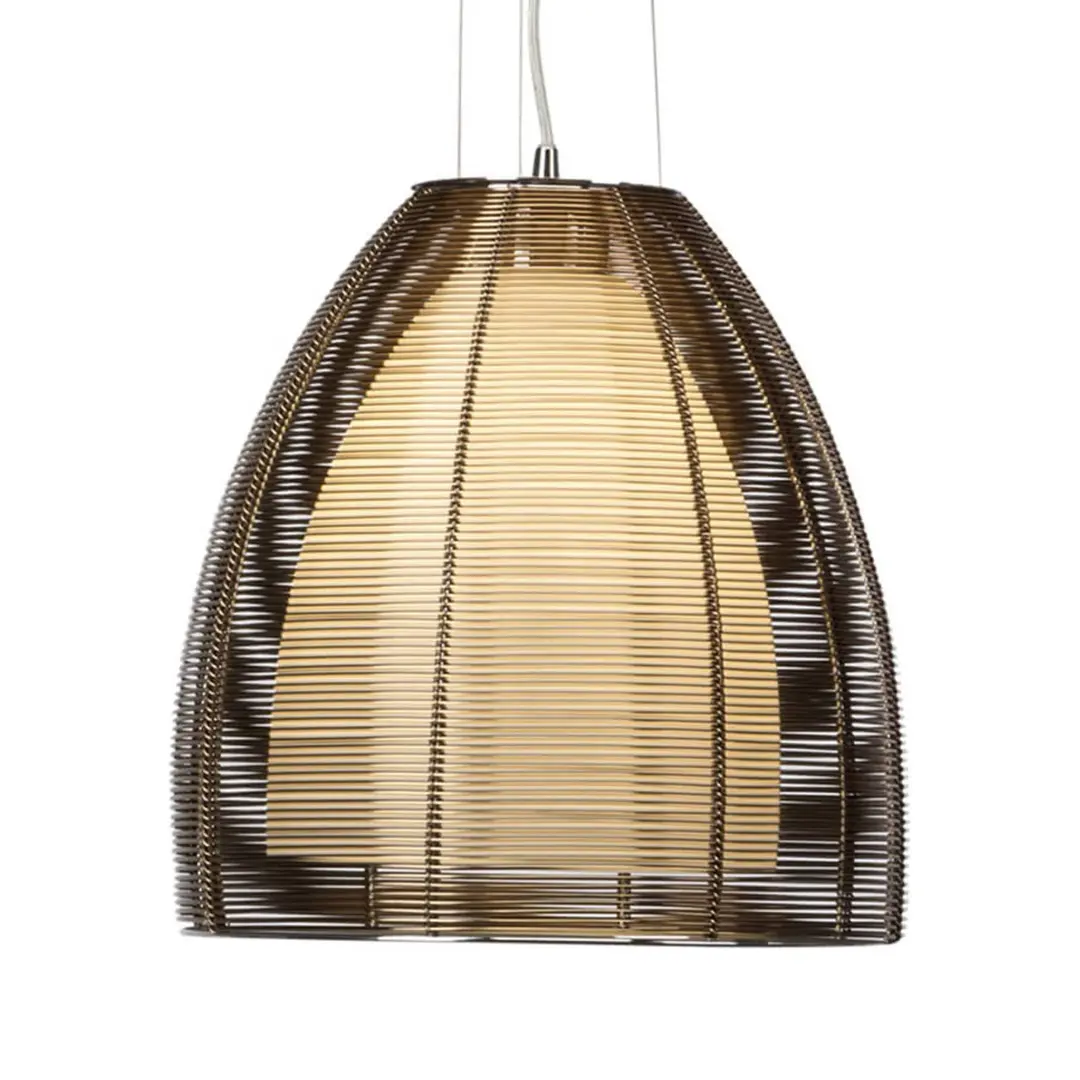 Brilliant Hängeleuchte Relax, 1-flammig 30cm bronze