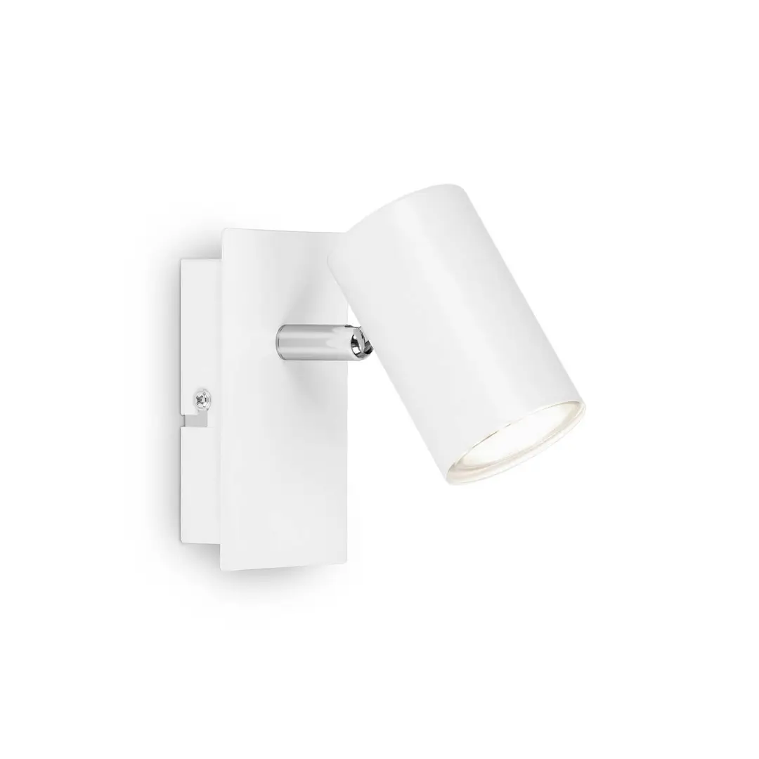 Briloner Wandleuchte Isil A, weiß, 1-flammig, Metall, drehbar