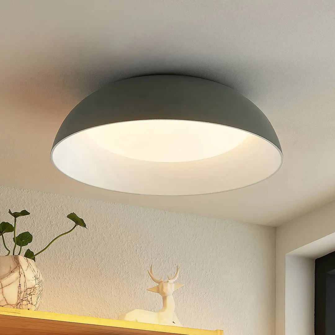 Lindby Juliven LED-Deckenleuchte, grau
