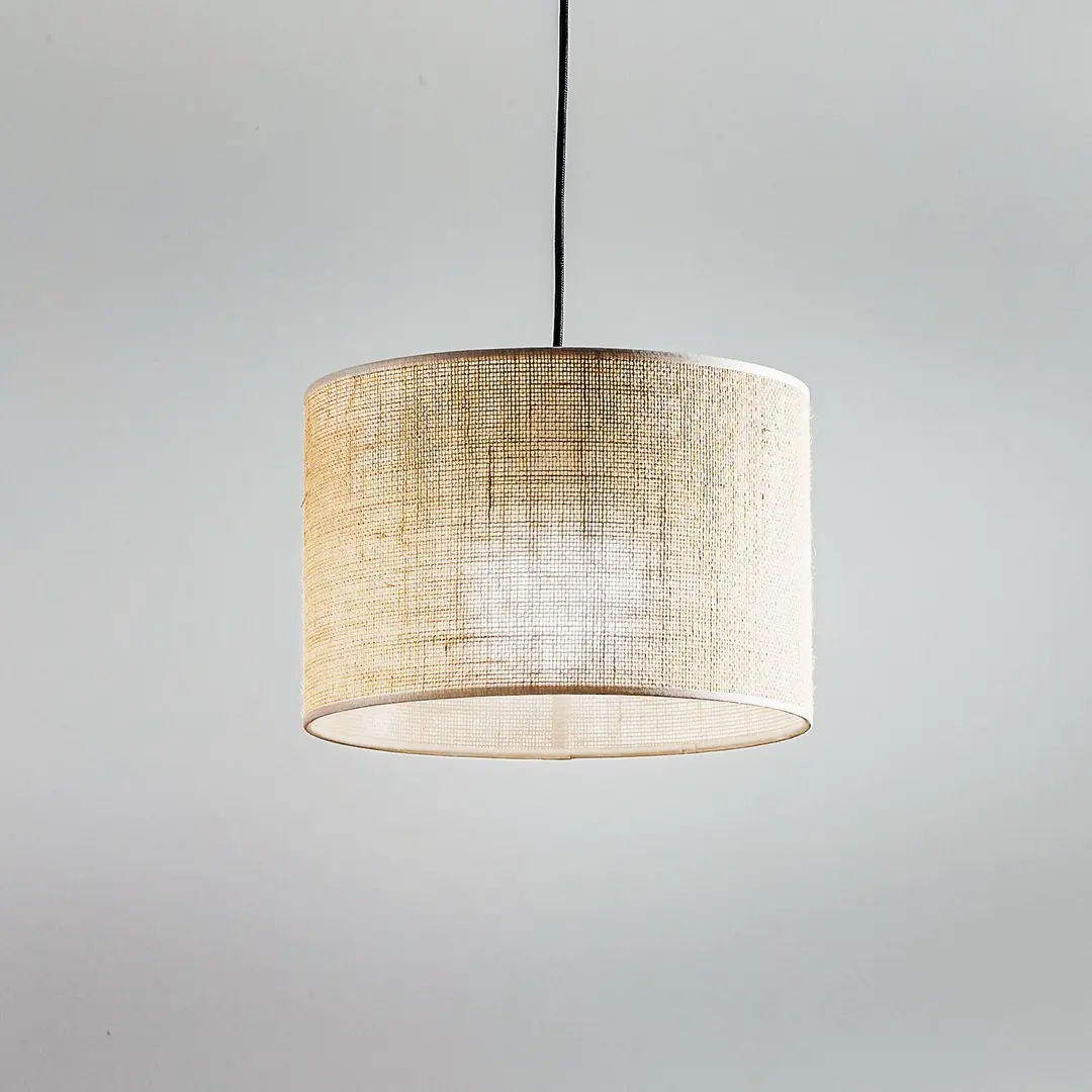 TK Lighting Hängeleuchte Juta, einflammig Ø 30 cm