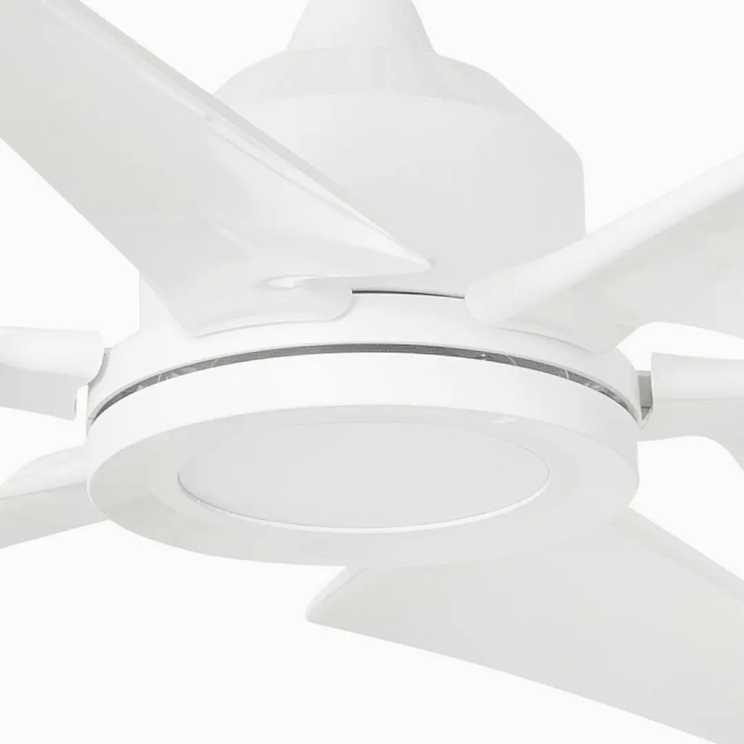 FARO BARCELONA Deckenventilator Cies XL für große Räume, DC weiß