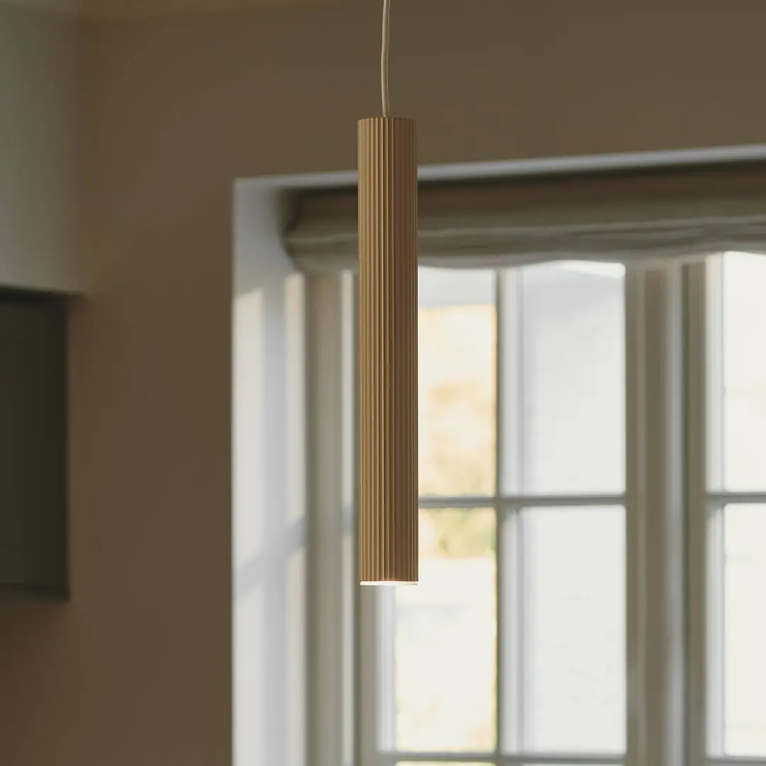 Nordlux Hängeleuchte Vico, Metallschirm, einflammig, beige