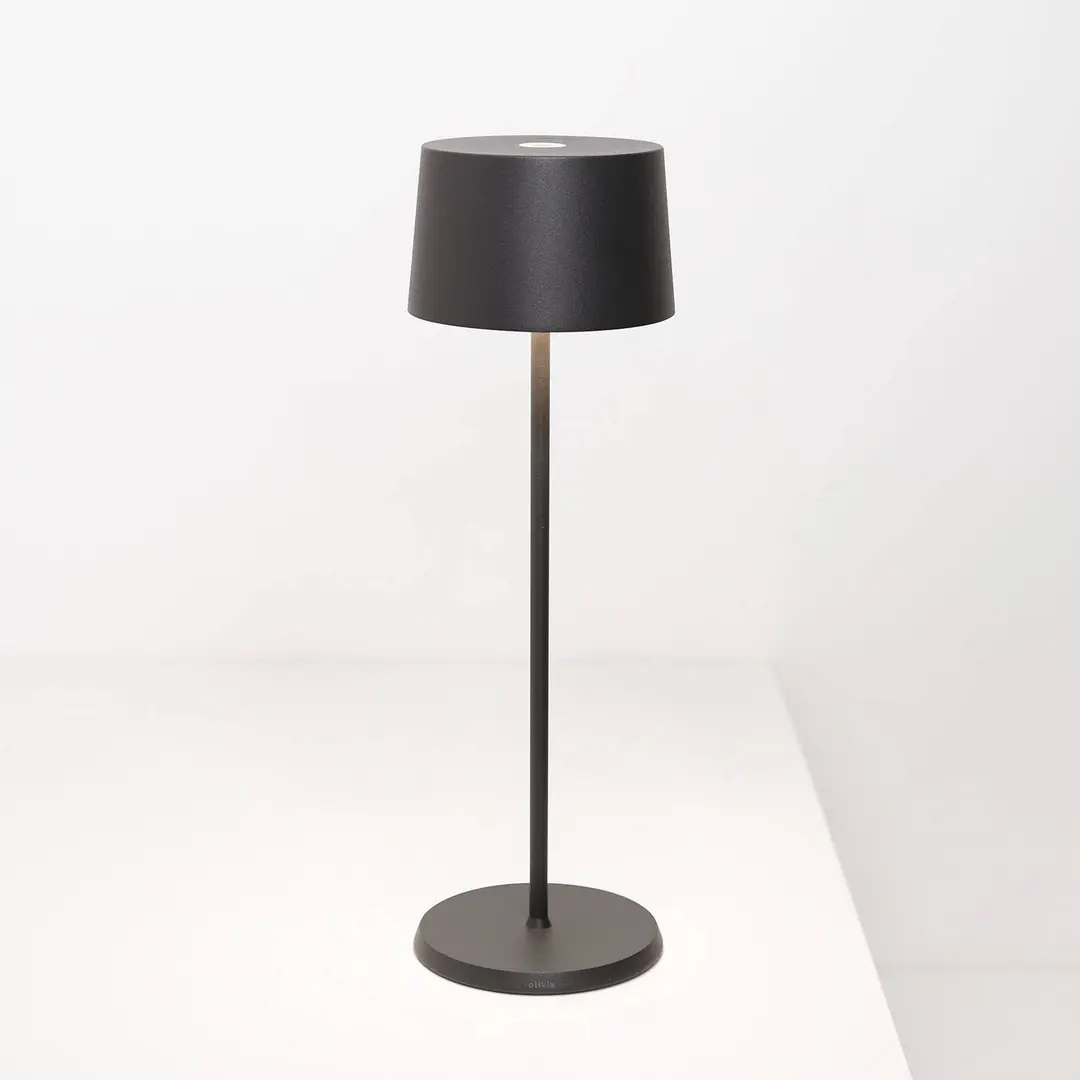 Zafferano Olivia 3K Akku-Tischlampe IP65 grau