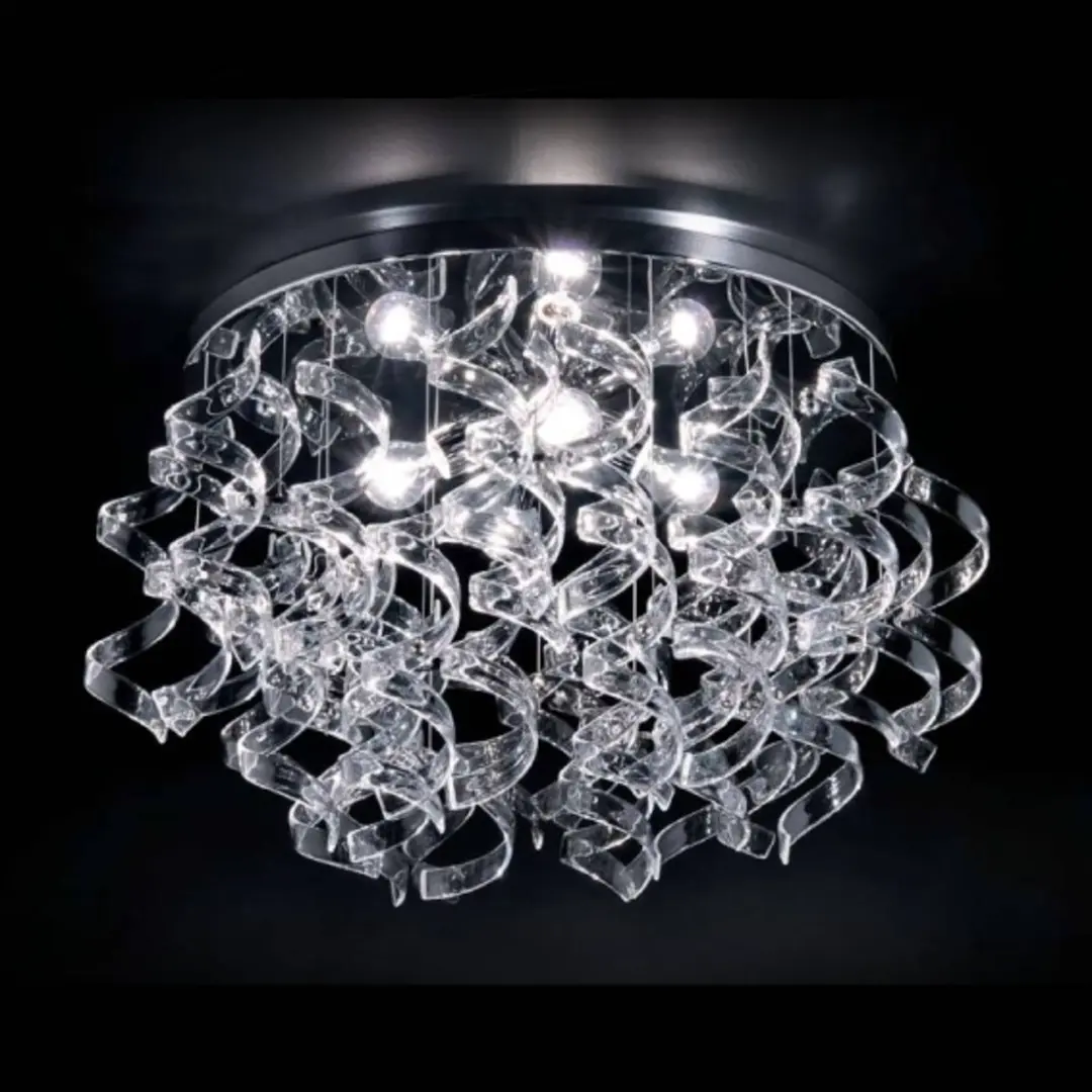 Metallux Deckenleuchte Crystal, Ø 70 cm