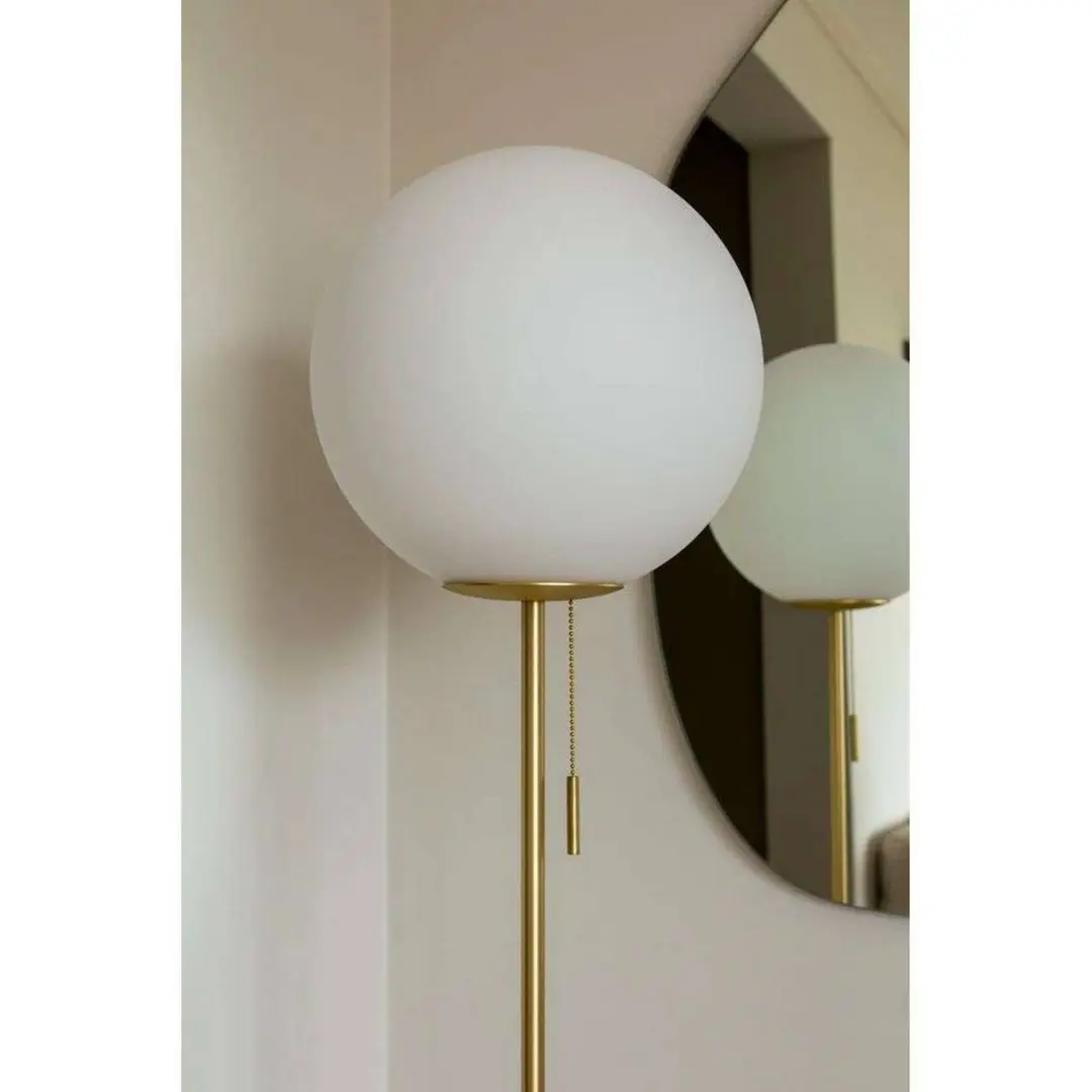 Globen Lighting Stehleuchte Torrano Höhe 145 cm Travertin