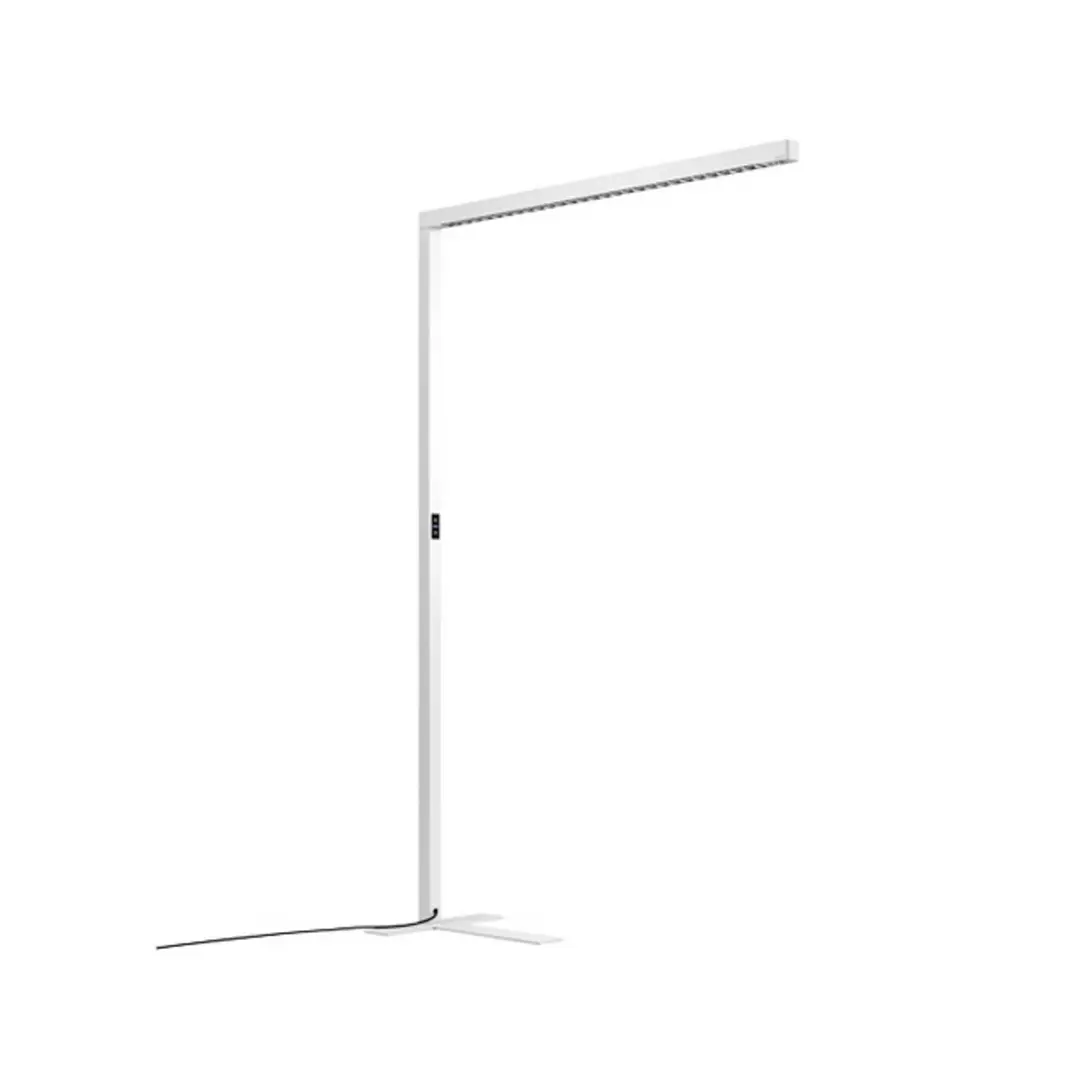 Waldmann LED-Stehlampe Straight.single, weiß, 4000K, smart, Sensor