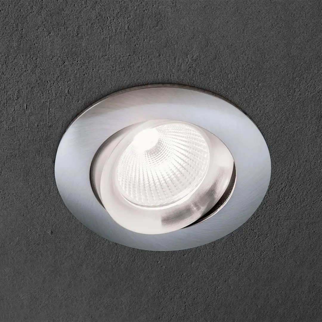 Orion Einbauspot Choice, Aluminium, schwenkbar, satin