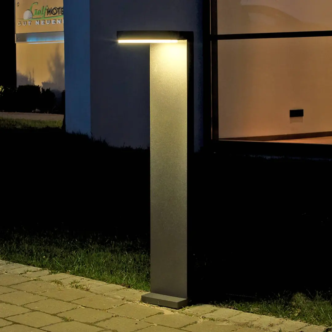 Albert Leuchten Aluminium-LED-Wegeleuchte Tamar in Anthrazit