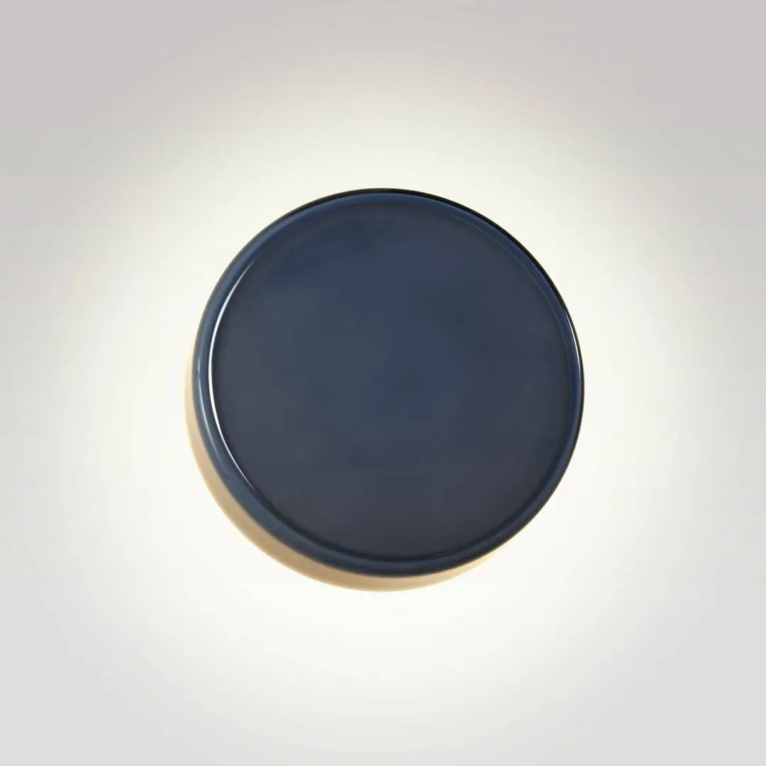 MARSET LED-Wandlampe Caramel, blau, Ø 28 cm, TRIAC, Glas