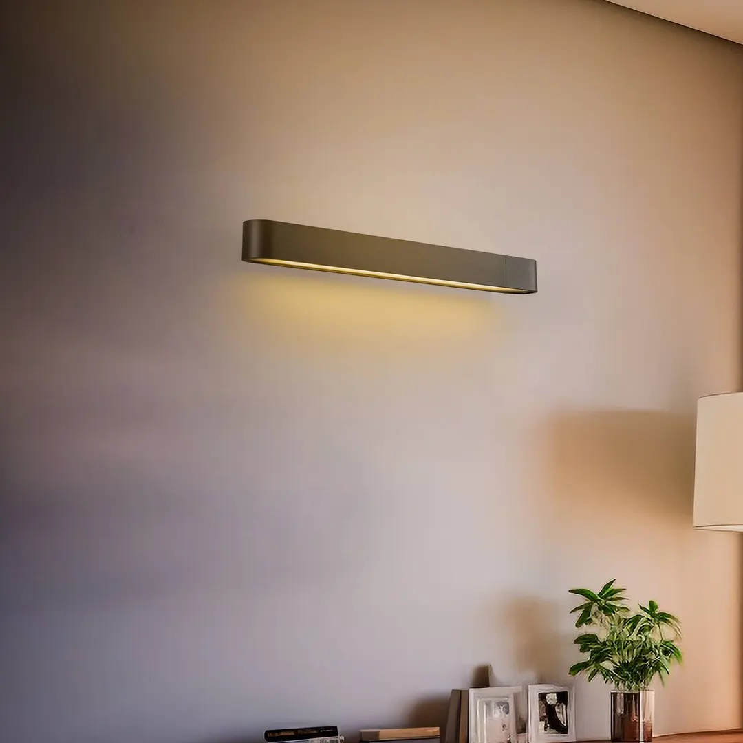 Nowodvorski Lighting Wandleuchte Soft, Breite 60 cm, graphit, Aluminium, G13