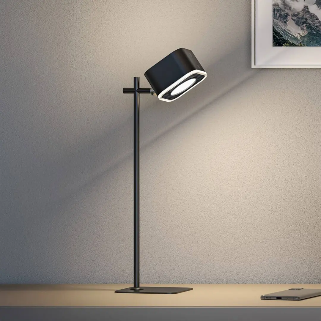 Paulmann LED-Akku-Tischlampe Varia, schwarz, 37 cm dim CCT