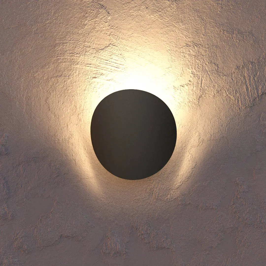 EGLO LED-Außenwandleuchte Briale, schwarz, Höhe 20 cm Metall, CCT