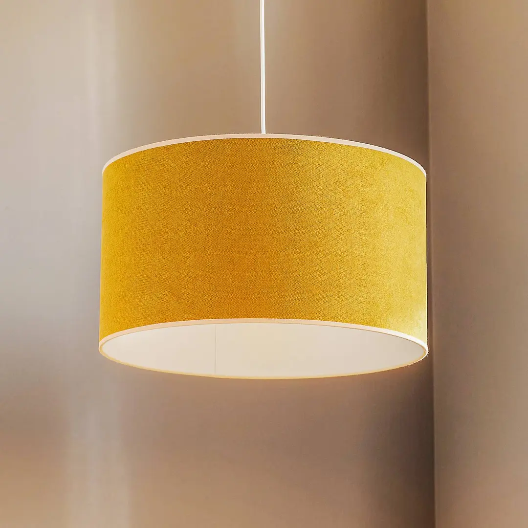 Duolla Hängeleuchte Pastell Roller, senffarben