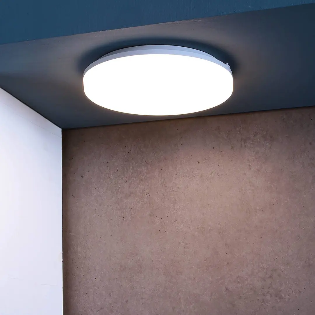 Deko-Light LED-Außendeckenleuchte Altais Motion, 12W, Ø 22 cm