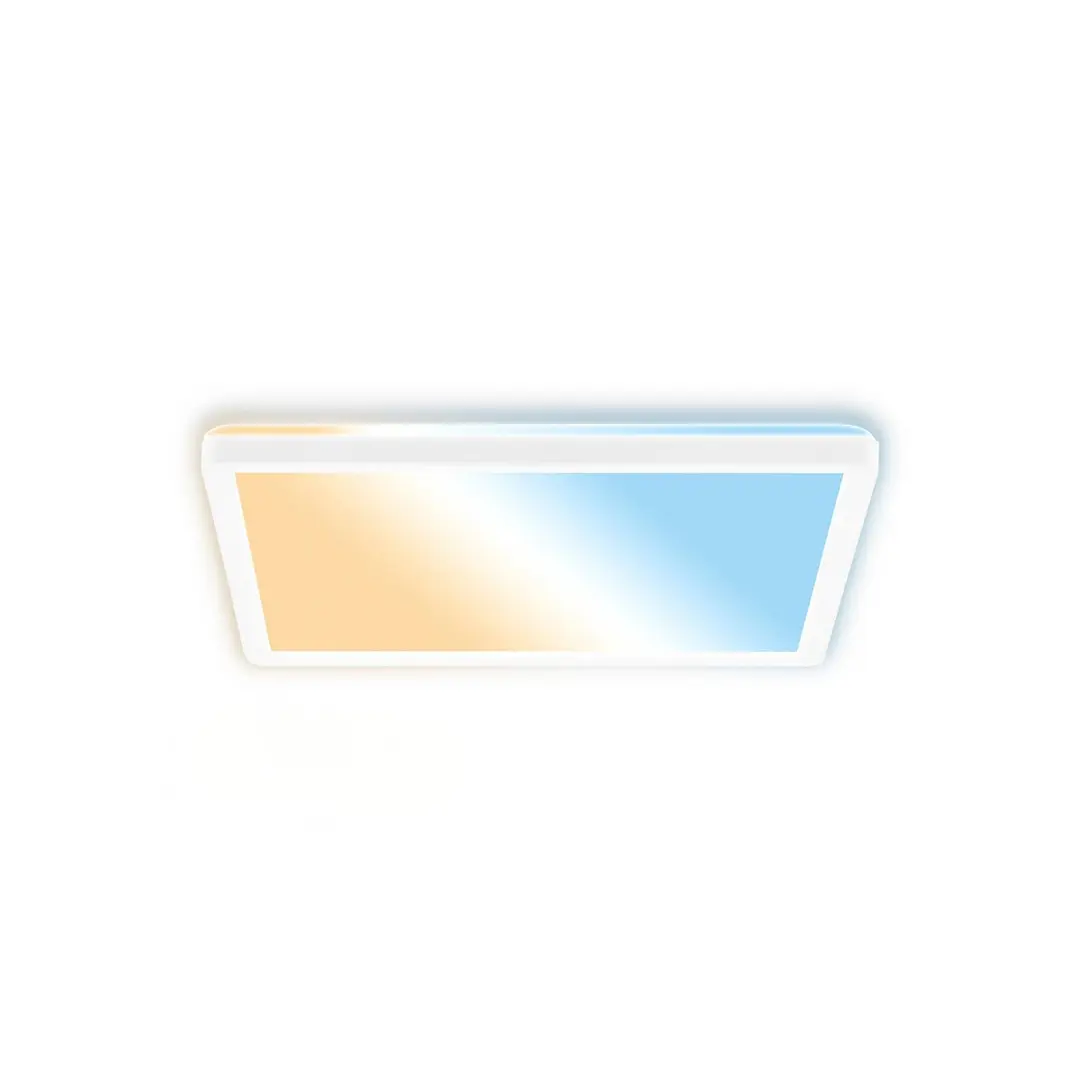 Briloner LED-Deckenlampe Tava A, CCT, 29 x 29 cm, weiß, Fernbedienung