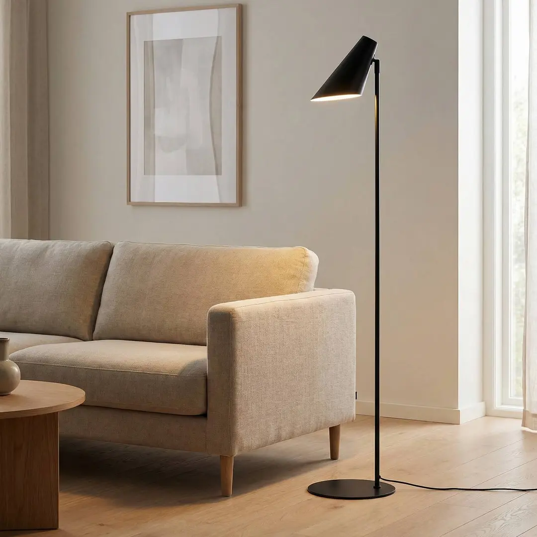 Dyberg Larsen Cale Stehlampe aus Metall schwarz