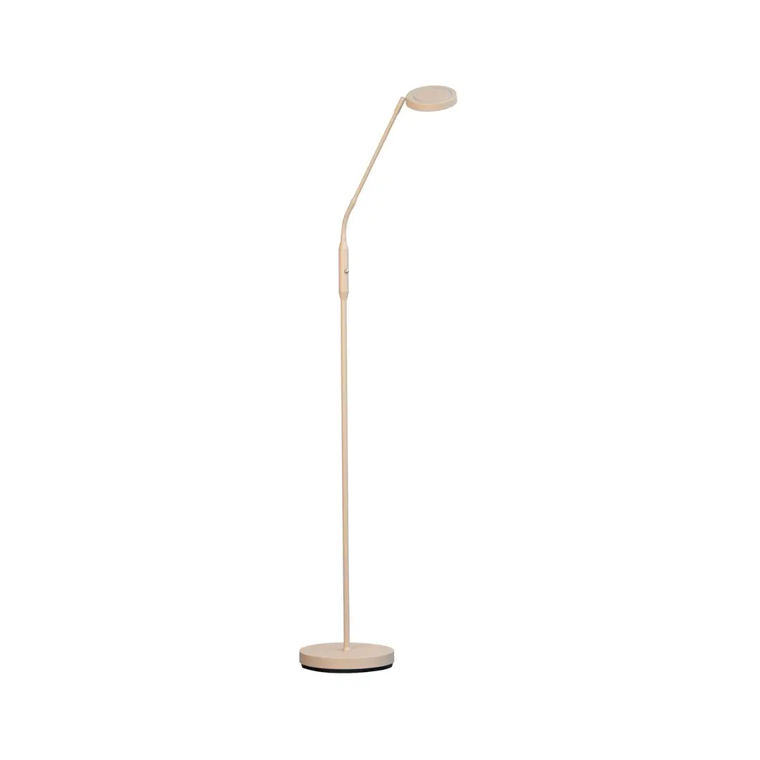 FISCHER & HONSEL LED-Stehlampe Sorento, Höhe 138 cm, sandfarben, Metall, CCT
