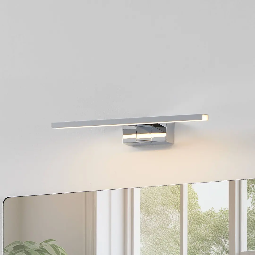 EGLO LED-Wandlampe Conettilla, chromfarben, Breite 40 cm IP44 CCT