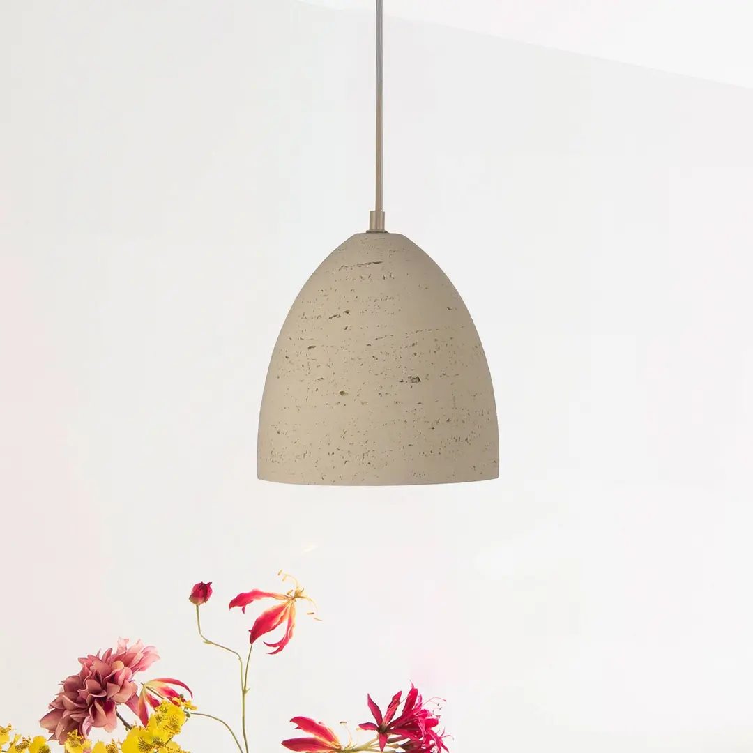 SCHÖNER WOHNEN-Kollektion SCHÖNER WOHNEN Hängeleuchte Traventa, beige, Ø 21 cm, E27