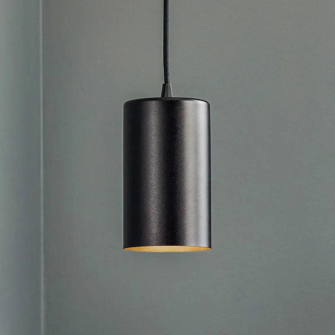 TEMAR LIGHTING Pendellampe ZW Tube 170, 1fl, schwarz