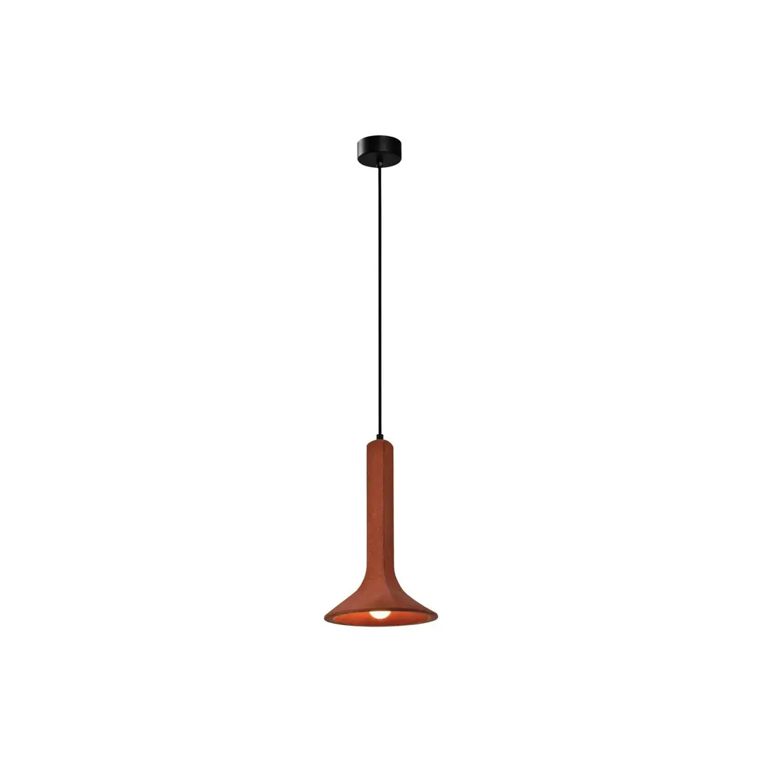 Viokef Pendellampe Funnel, Beton, rot
