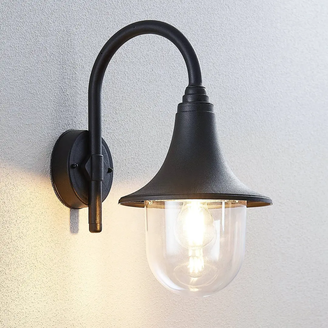 Lindby Außenwandlampe Nalevi, 41cm, seewasserfest, E27, IP44