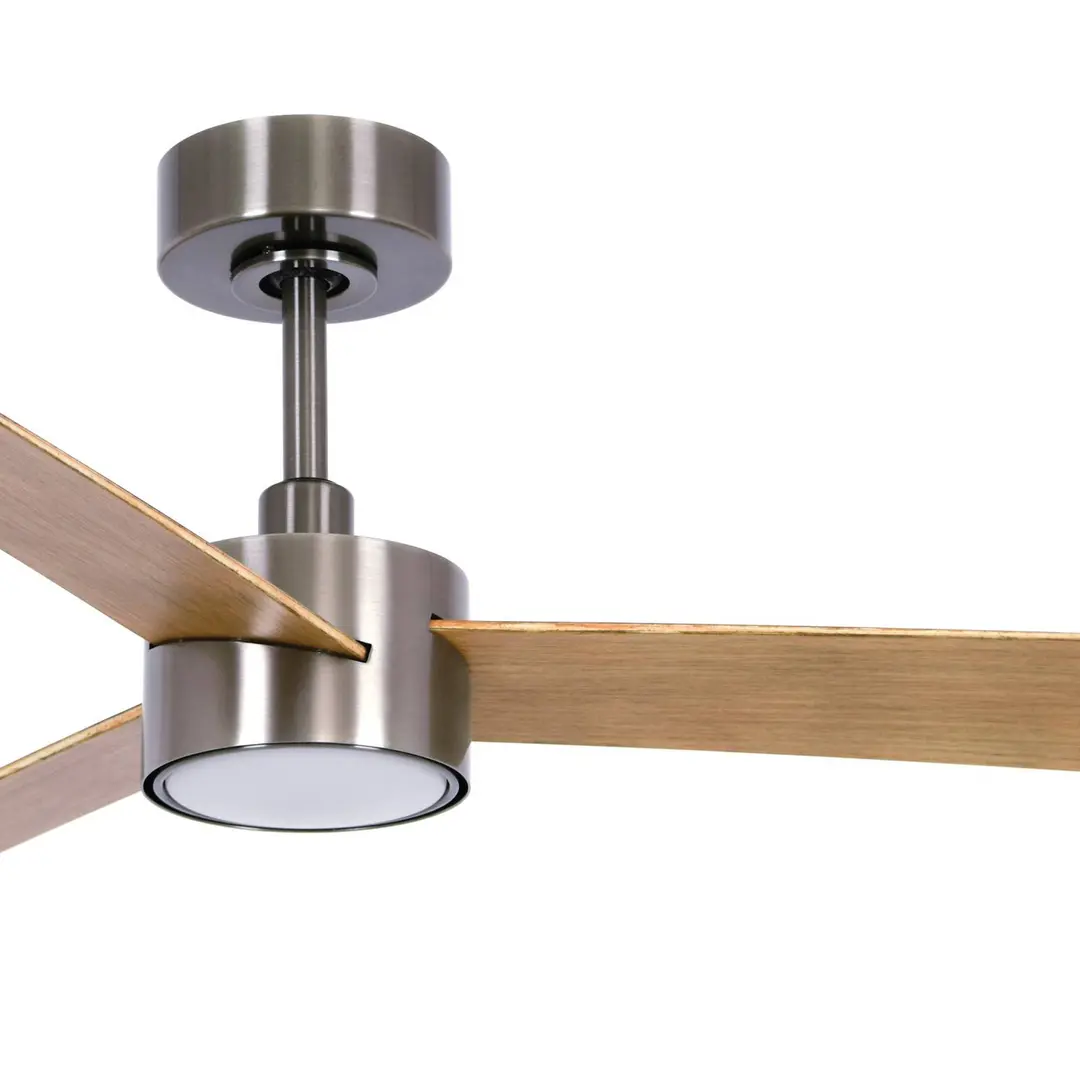 Beacon Lighting Beacon Deckenventilator Licht Climate IV nickel/teak leise