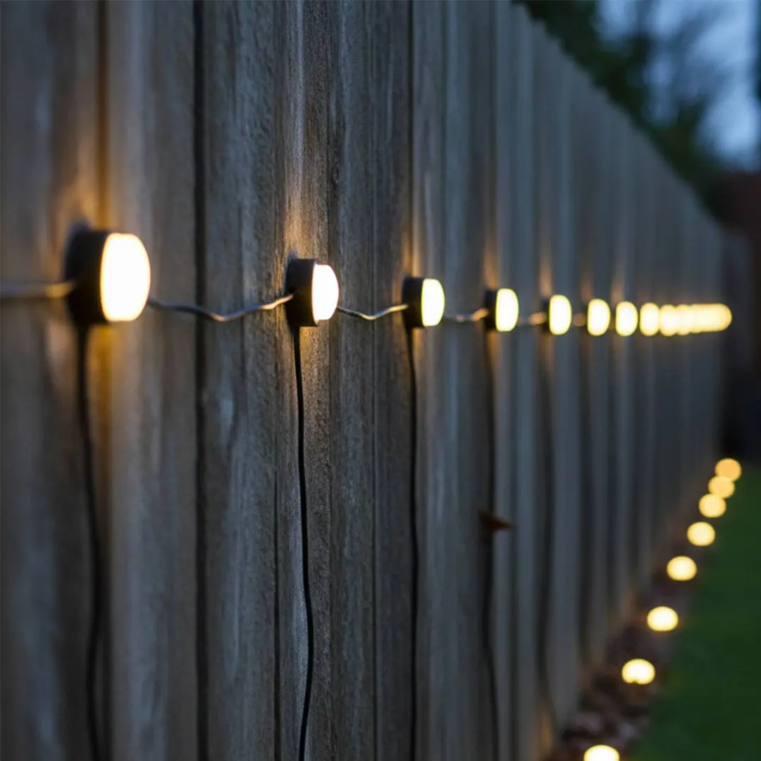 Lumisky Solar-Lichterkette Soliray Erdspieß 10-fl schwarz Länge 12 m