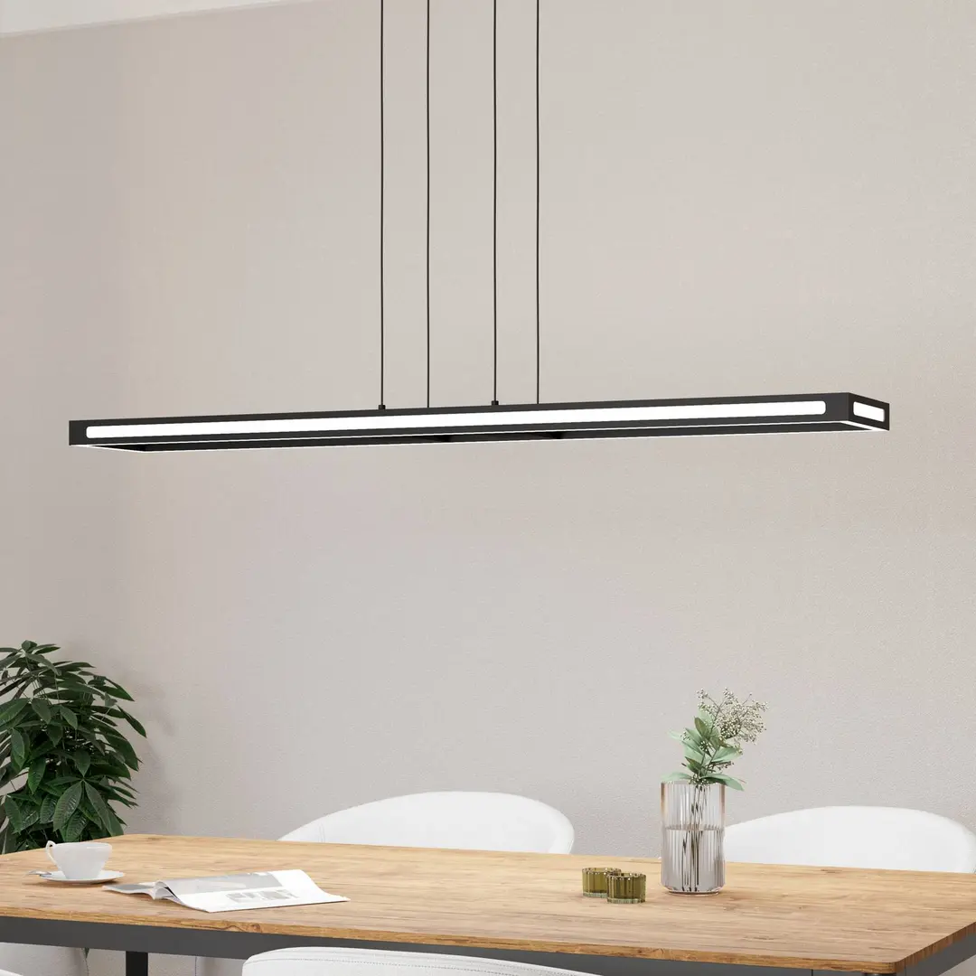 EGLO connect LED-Hängeleuchte Savilanas-Z, 116 cm, schwarz
