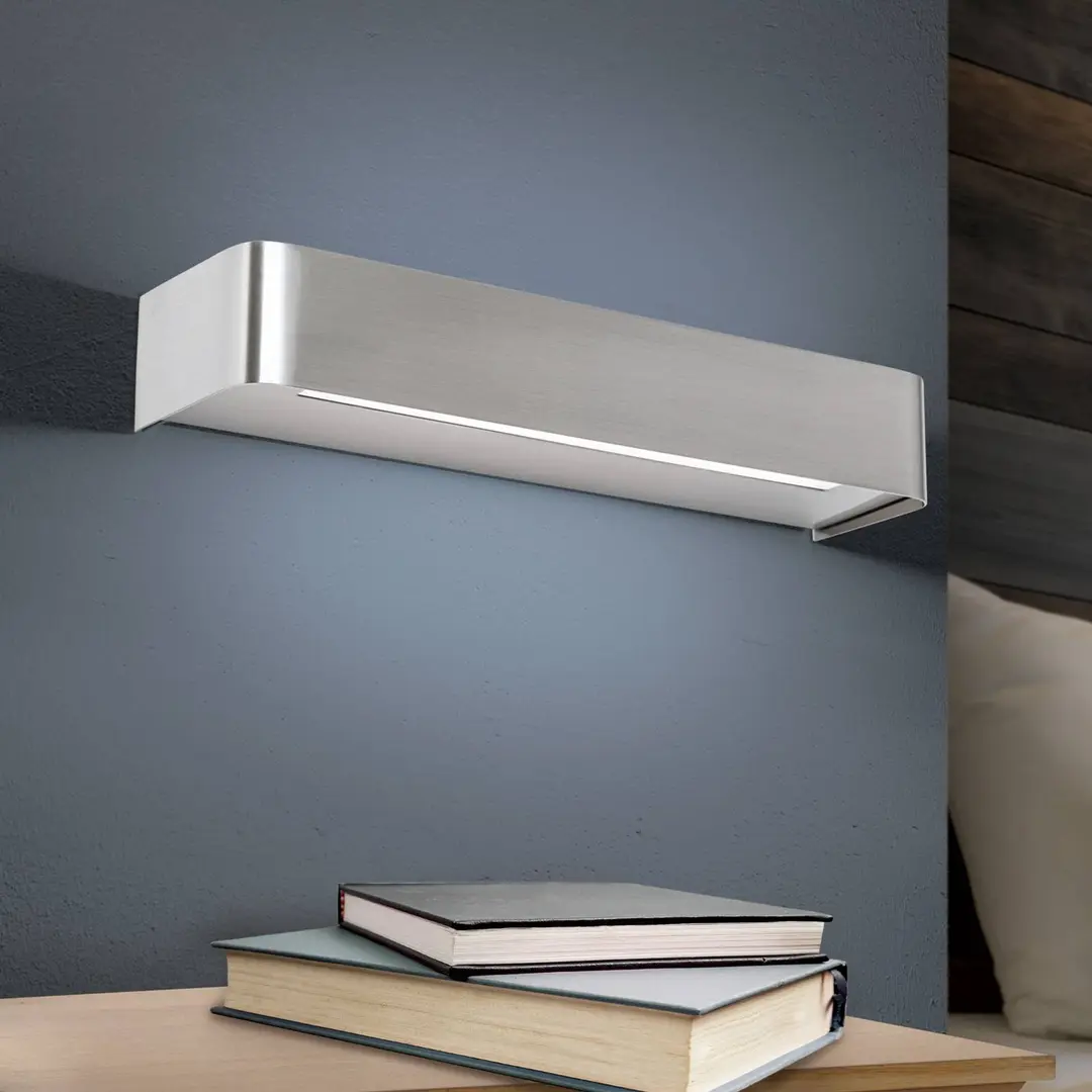 Orion LED-Wandleuchte Bernhard, Up-/Downlight, satin