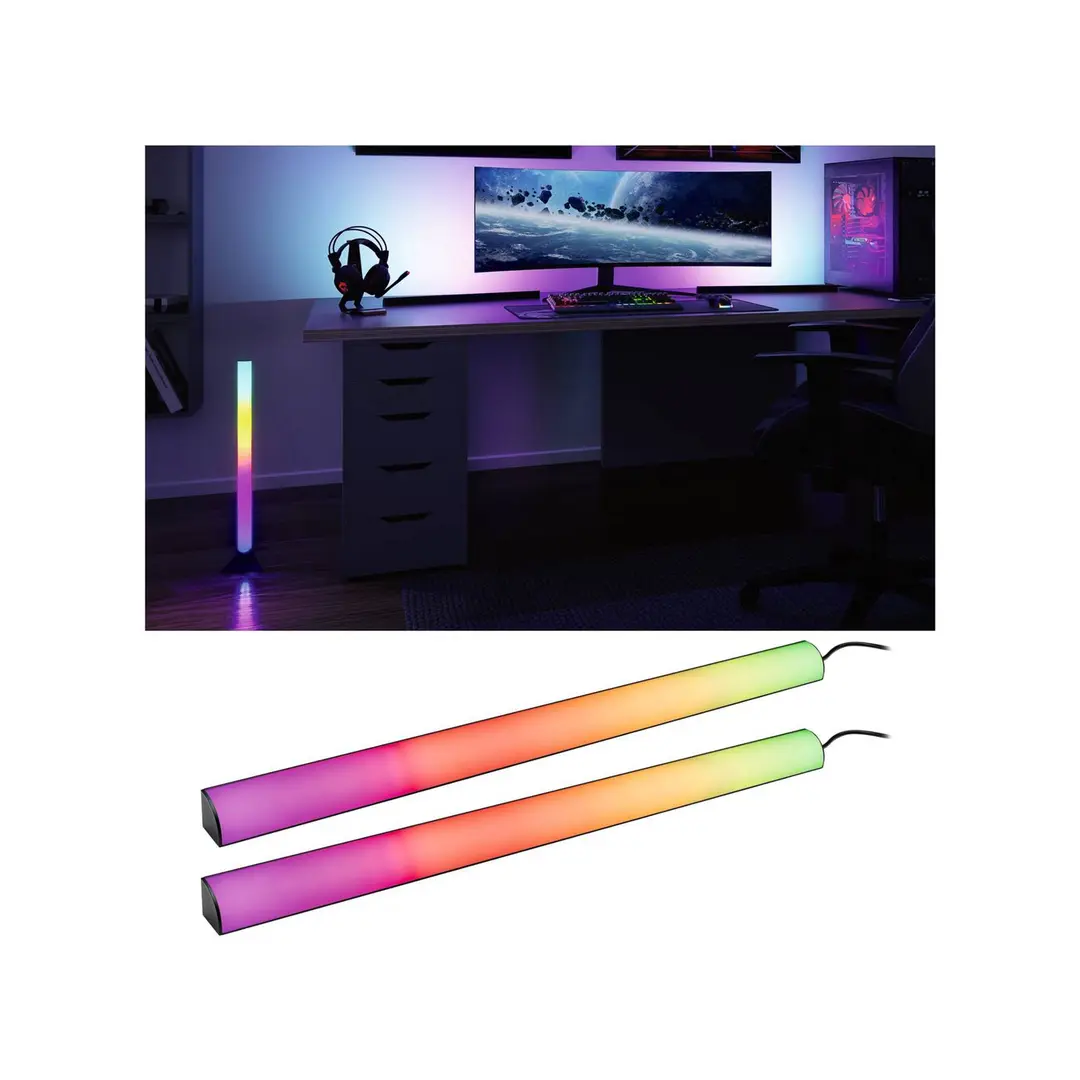 Paulmann EntertainLED Lightbar, RGB, 60cm, 2er-Set