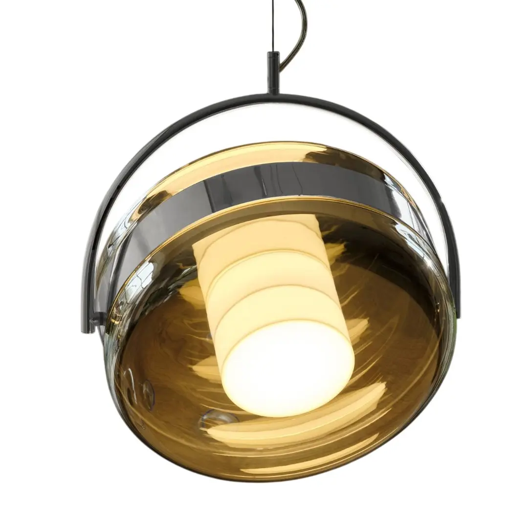 DESIGN BY US Hängeleuchte Endless, Glas, mundgeblasen, GX53