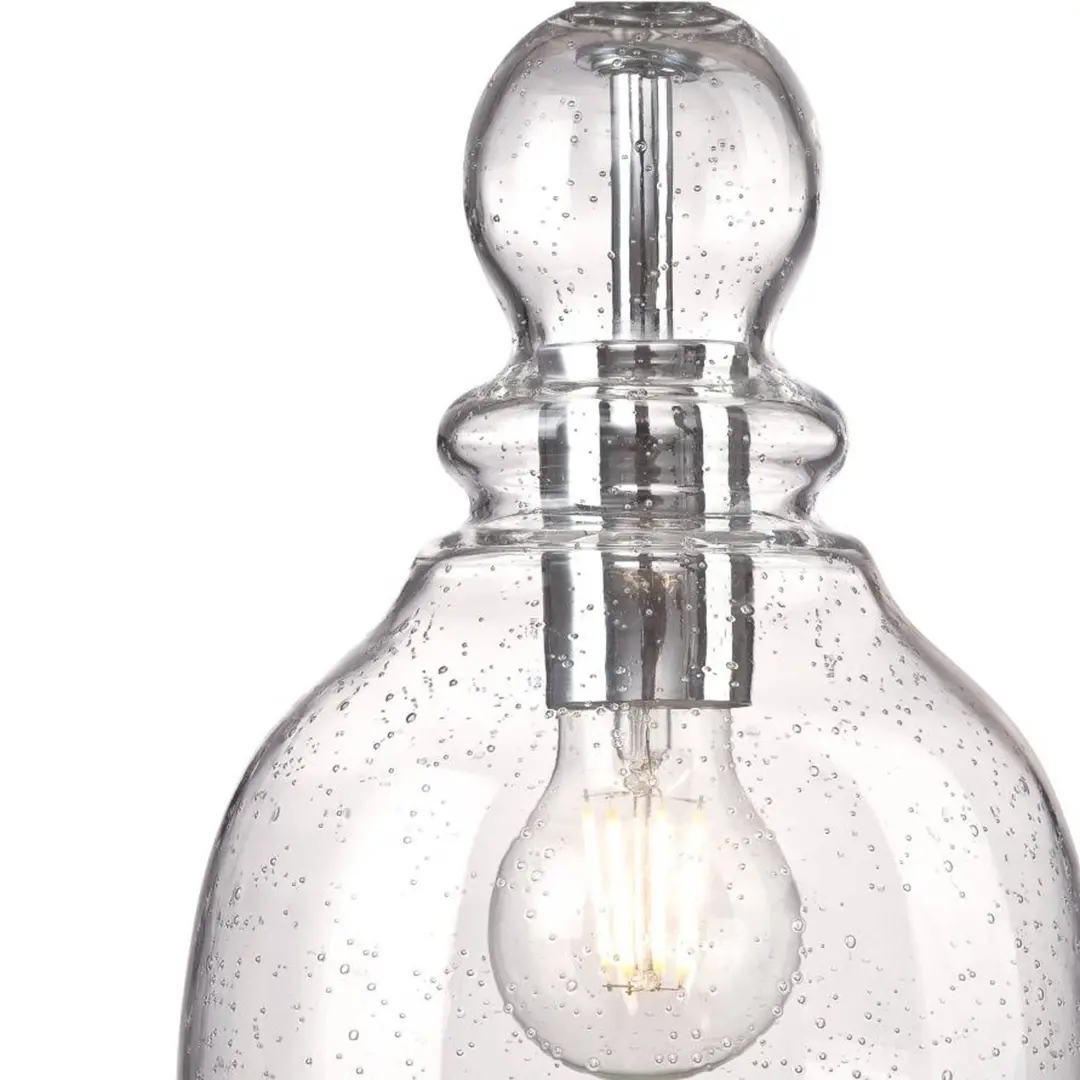 Westinghouse Hängeleuchte Fiona, nickel gebürstet, Ø 18 cm