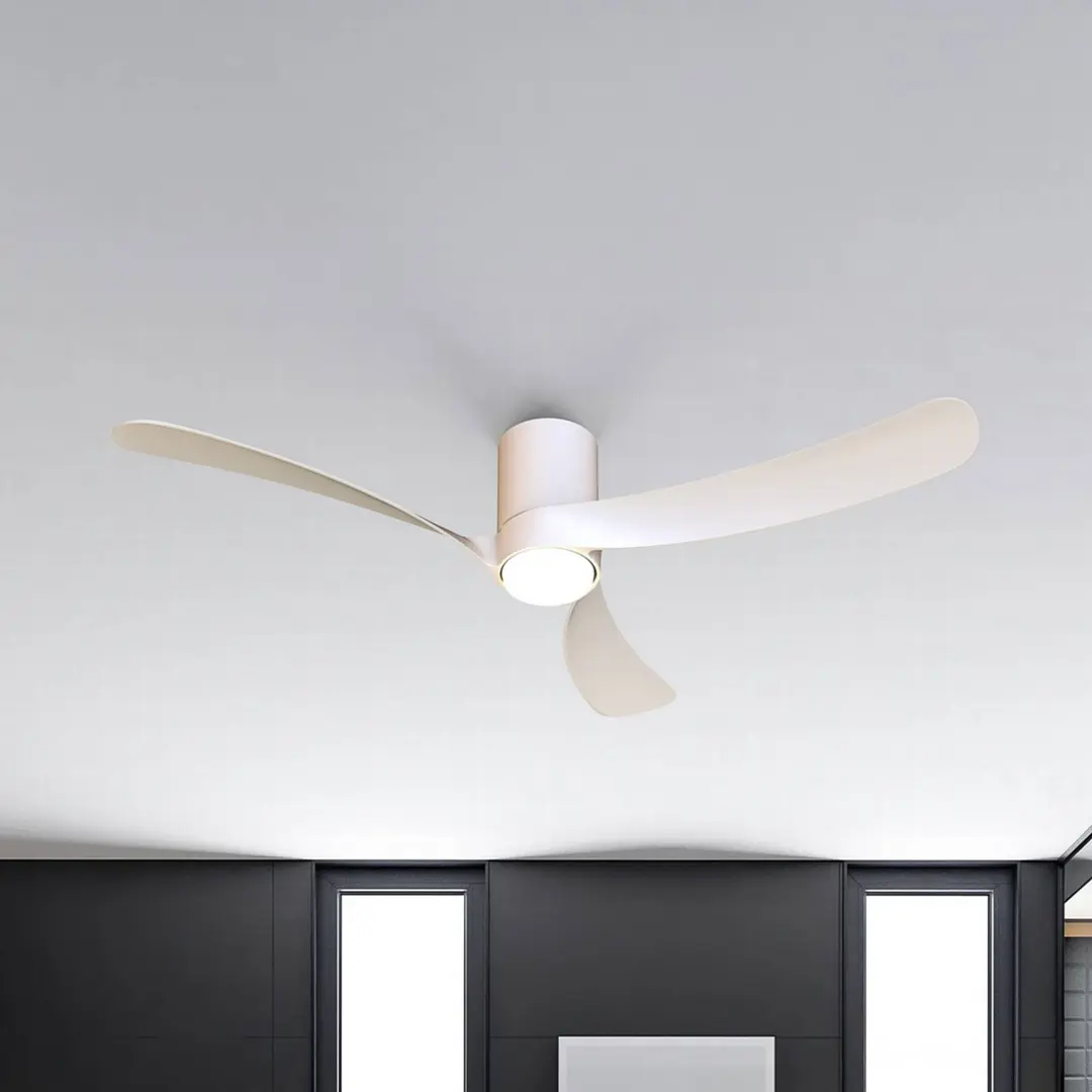 Mantra Iluminación LED-Deckenventilator Nemo II L, weiß, DC, leise, CCT, 132 cm