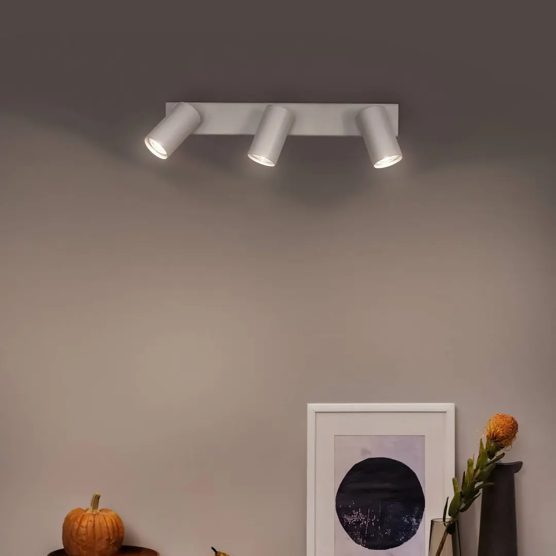 OSRAM Deckenstrahler OCTAGON, weiß, 3-flg., GU10-LED 927 dim