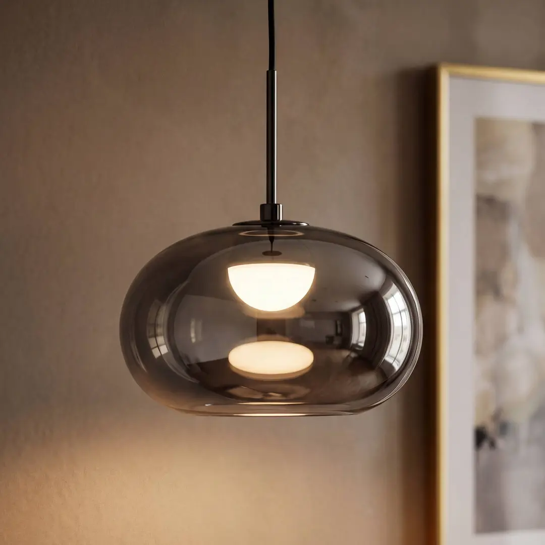 OSRAM LED-Hängelampe Decor Satellite grau Ø 20 cm 1-flg. CCT