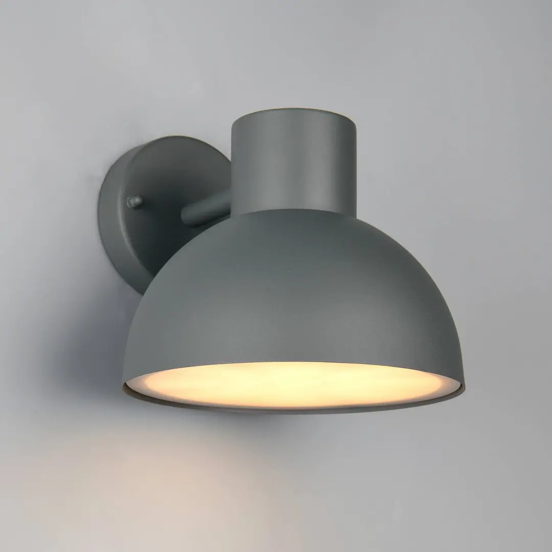Trio Lighting Außenwandleuchte ELBE, anthrazit, Ø 20 cm, Metall, IP44