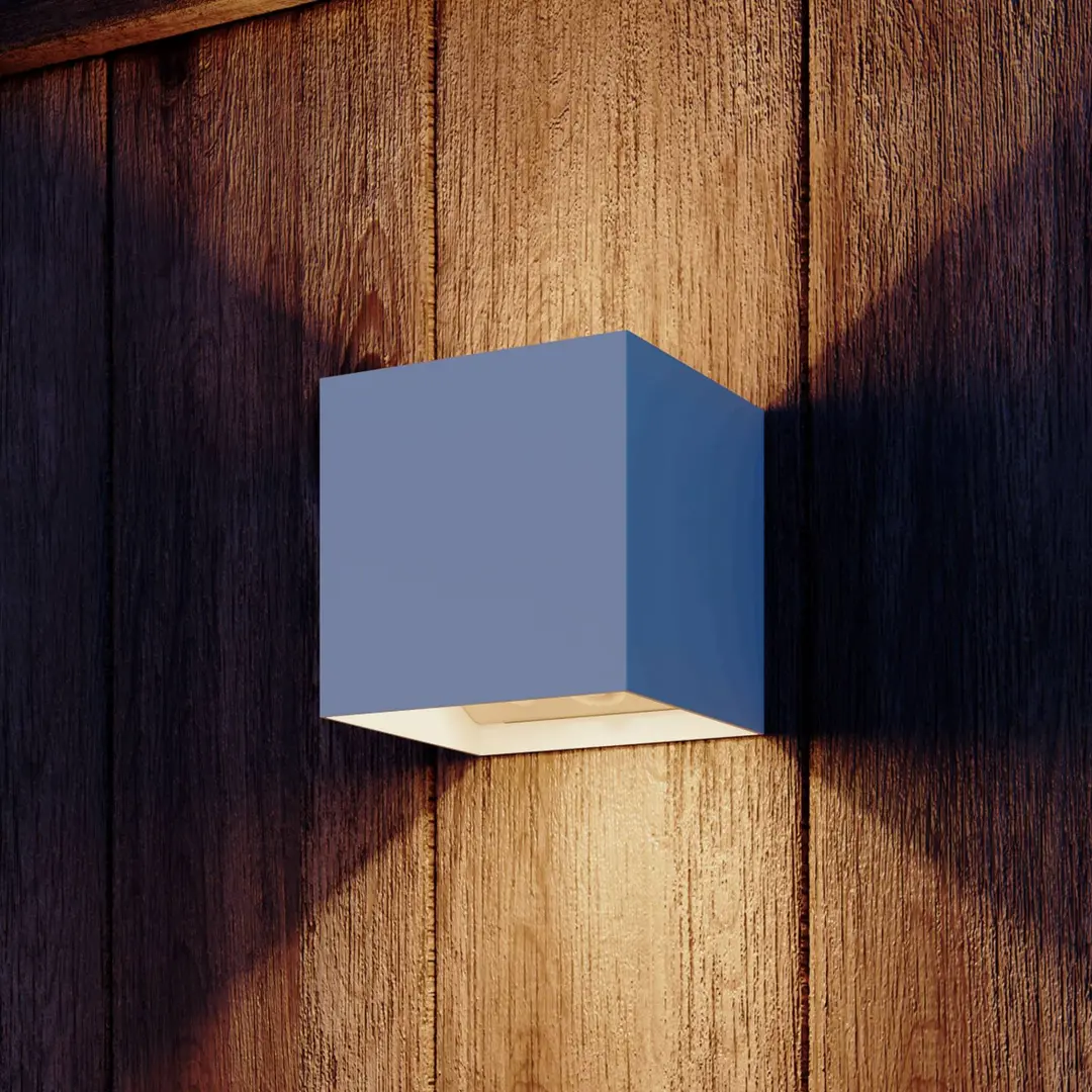 Calex LED-Akku-Sensor-Außenwandlampe Volterra, weiß, IP44