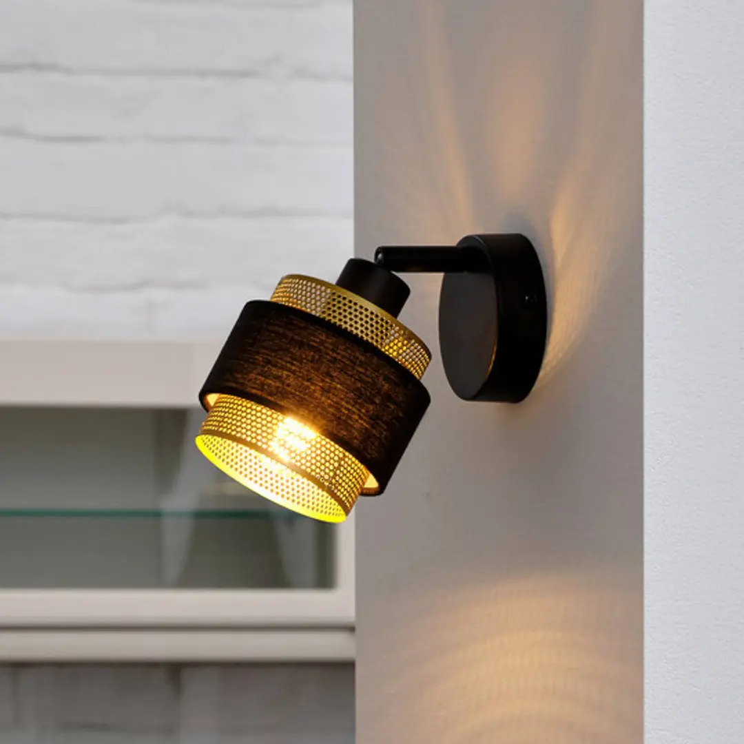 OSRAM Deckenleuchte Decor Spot Hornet, 1-fl., schwarz/gold