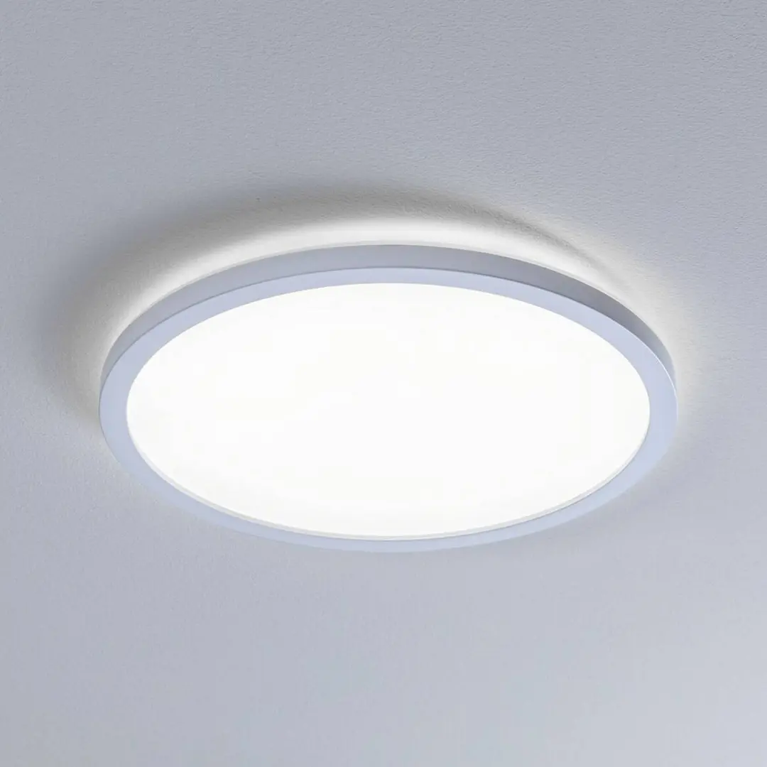 Paulmann LED-Panel Atria Shine, Ø29cm weiß IP44 4000K an/aus