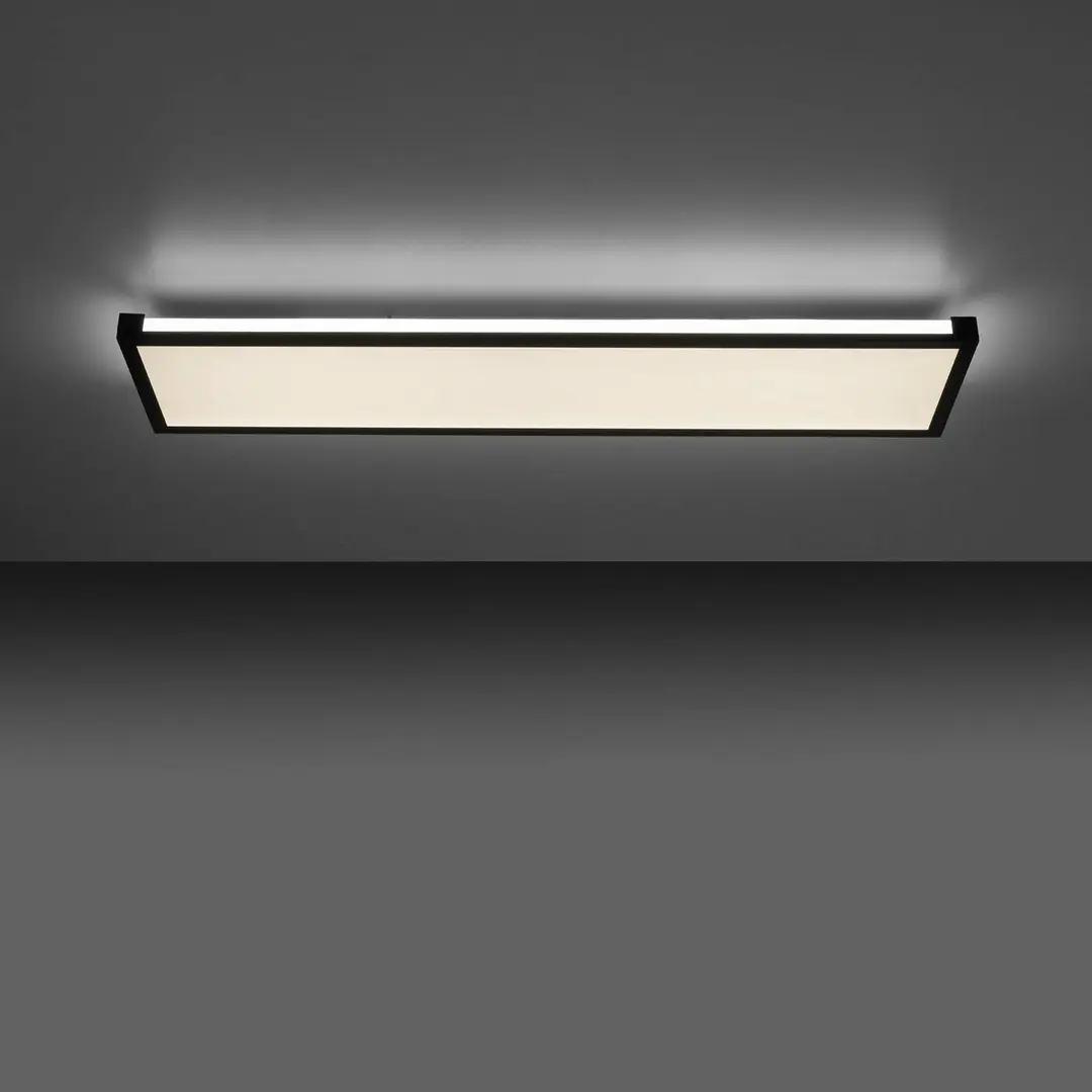 JUST LIGHT. GmbH LED-Deckenlampe Mario 100x25cm, dimmbar, RGBW