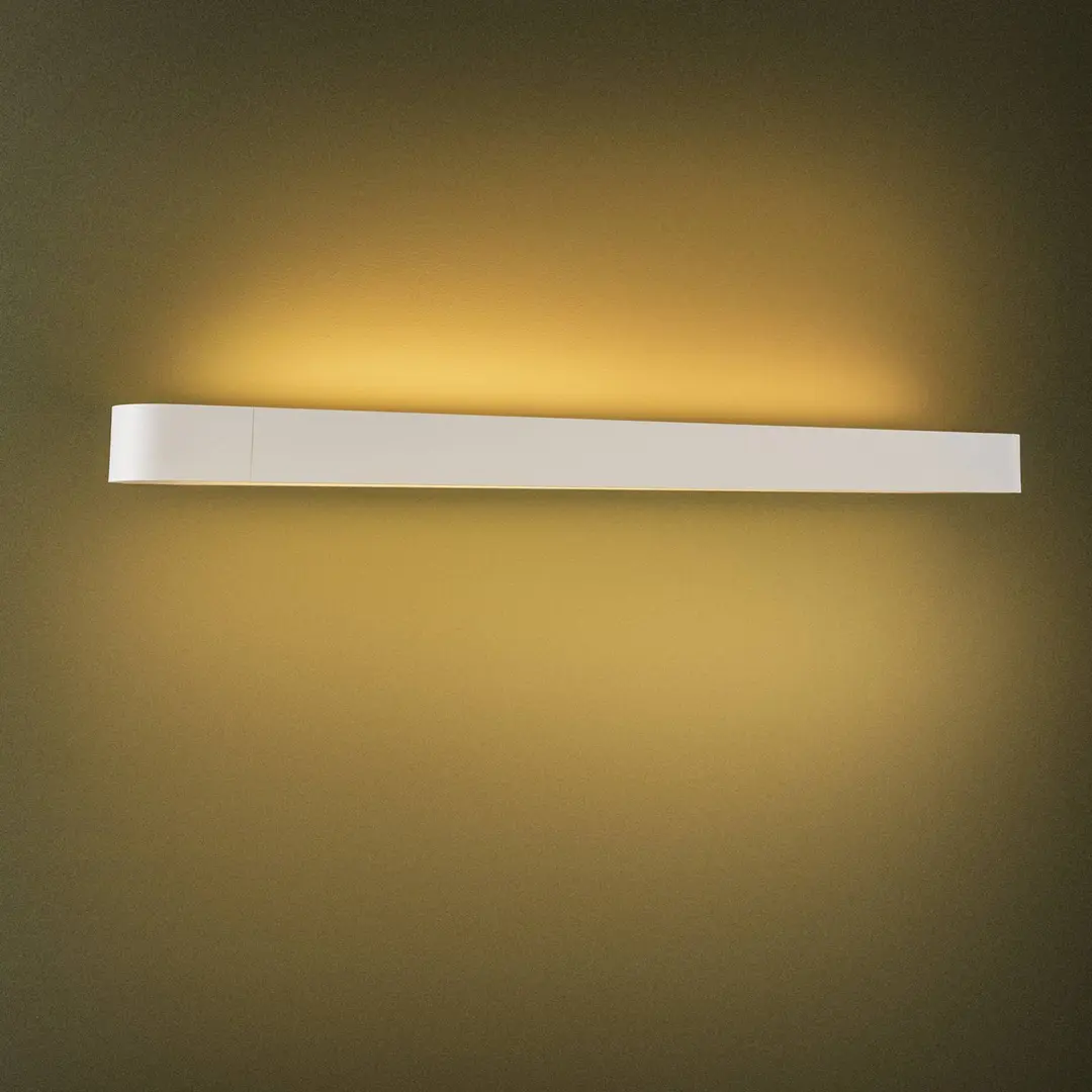 Nowodvorski Lighting Wandleuchte Soft, Breite 90 cm, weiß, Aluminium, G13