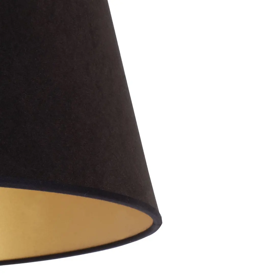 Duolla Lampenschirm Cone Höhe 25,5 cm, schwarz/gold
